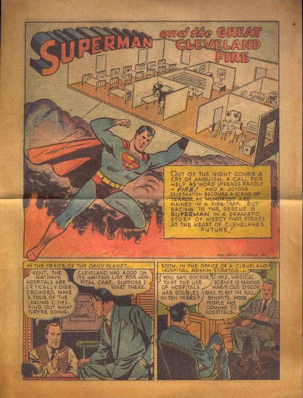 SUPERMAN AND THE GREAT CLEVELAND FIRE