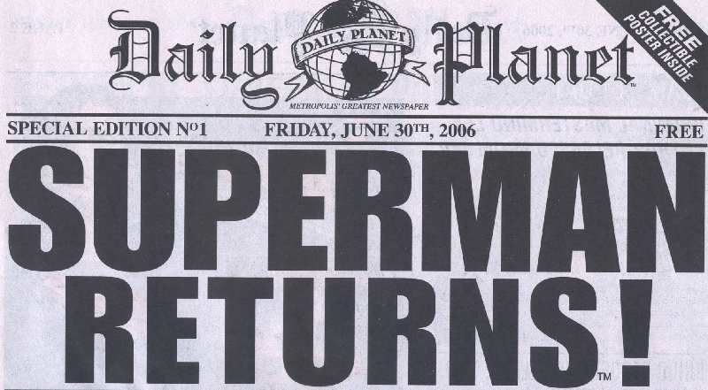 SUPERMAN RETURNS EN EL DAILY PLANET