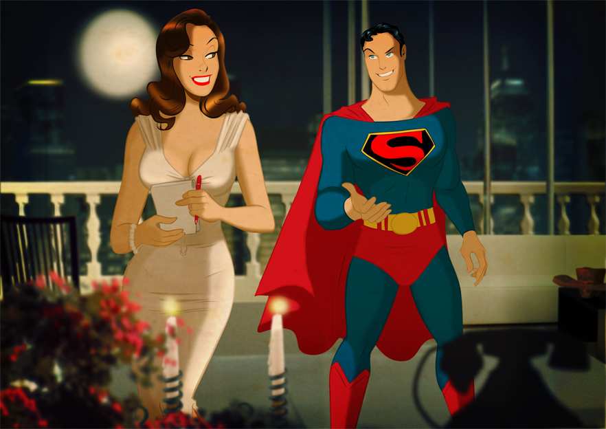 SUPERMAN AND LOIS BY DES TAYLOR
